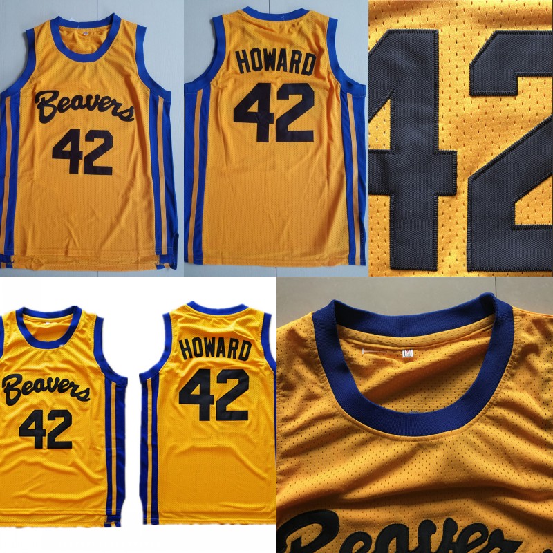 Mens Teen Wolf Beavers 42 Scott Howard Gold 100% Stitched Movie Basketball Jerseys S-XXXL Wholesale Mix Order Fast Shipping
Mens Teen Wolf Beavers 42 Scott Howard Gold 100% Stitched Movie Basketball Jerseys S-XXXL Wholesale Mix Order Fast Shipping