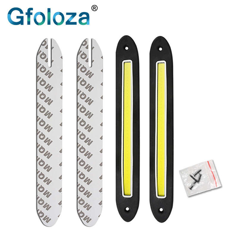 Gfoloza 2Pcs Flexible COB LED Daytime Running Lights Waterproof DRL Strip Light Car LED Fog Lamp Bulbs White Ice Blue 12V, As pic
Gfoloza 2Pcs Flexible COB LED Daytime Running Lights Waterproof DRL Strip Light Car LED Fog Lamp Bulbs White Ice Blue 12V, As pic