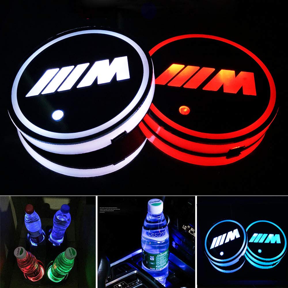 Cup Holder Mats Pads Interior Atmosphere RGB Lights For M BMW Accessories Interior Atmosphere Lamp от DHgate WW