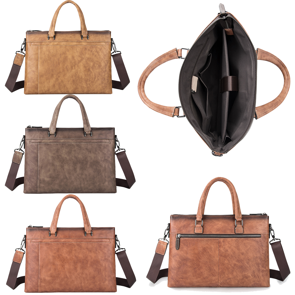 Men Genuine Cow Leather Soft Crossbody Laptop Messenger Bag Formal Business Briefcases Plain Totes Bag Zipper Sling Shoulder Bags Handbag, 3 colors for choice
Men Genuine Cow Leather Soft Crossbody Laptop Messenger Bag Formal Business Briefcases Plain Totes Bag Zipper Sling Shoulder Bags Handbag, 3 colors for choice