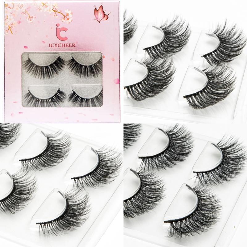 Sakura Series 3Pairs 3D Mink Hair False Eyelashes Natural/Thick Long Eye Lashes Wispy Makeup Beauty Extension Tools
Sakura Series 3Pairs 3D Mink Hair False Eyelashes Natural/Thick Long Eye Lashes Wispy Makeup Beauty Extension Tools