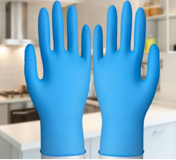100PCS Disposable Nitrile Gloves Blue Rubber Gloves For Kitchen Cleaning Safety Working Glove Home Garden Cleaning Gloves Wholesale in stock