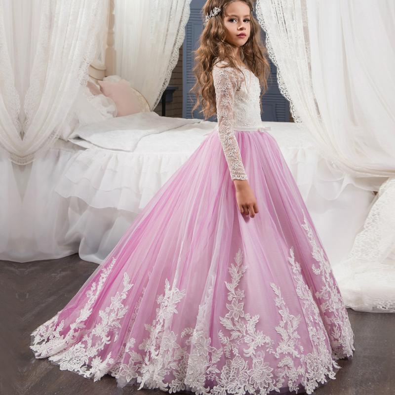 Red Pink Flower Girl Dresses with Sash Lace Appliques Custom Made Ball Gown First Communion Dresses for Girls Elegant Hot Sale, White
Red Pink Flower Girl Dresses with Sash Lace Appliques Custom Made Ball Gown First Communion Dresses for Girls Elegant Hot Sale, White
