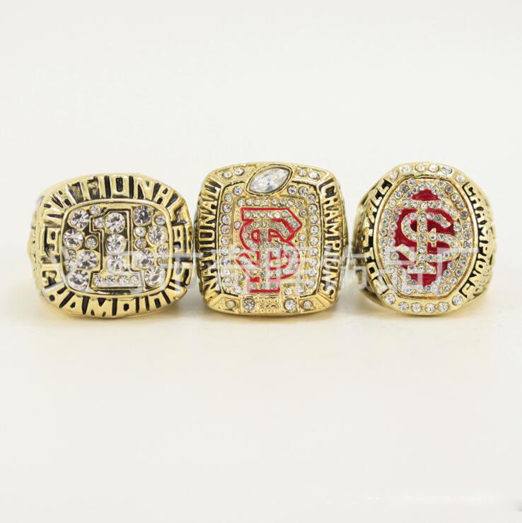 1996/2013/2014 Florida State University NCAA Champion Ring Birthday Gift Fan Memorial Collection, Golden;silver
1996/2013/2014 Florida State University NCAA Champion Ring Birthday Gift Fan Memorial Collection, Golden;silver