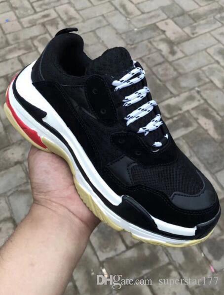 Hot 36-45 Men Women Dad Shoes Breathable Triple s Low Lace up Casual Sport Shoes Outdoor Unisex Zapatillas Sneakers gift, Black
Hot 36-45 Men Women Dad Shoes Breathable Triple s Low Lace up Casual Sport Shoes Outdoor Unisex Zapatillas Sneakers gift, Black