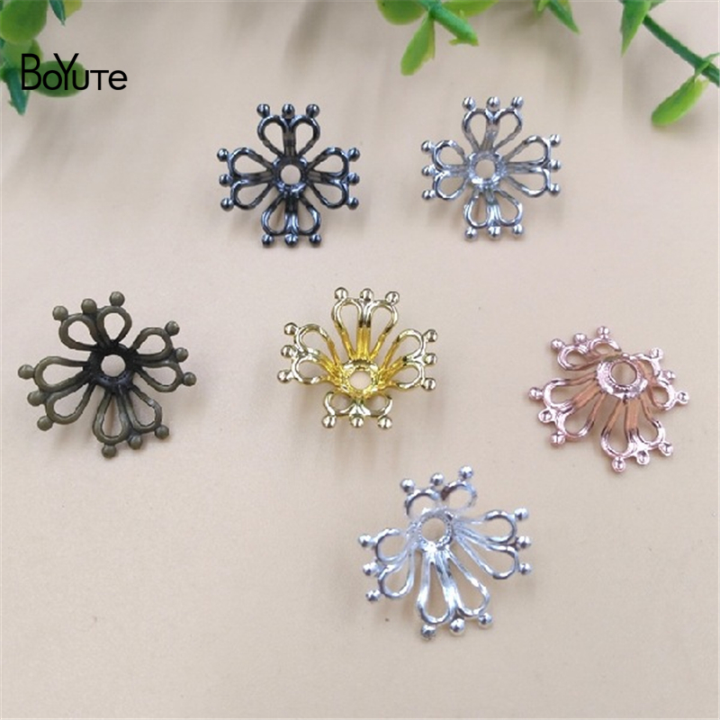 BoYuTe (50 Pieces/Lot) Wholesale Metal Brass Stamping 17MM Filigree Flower Bead Caps Diy Hand Made Jewelry Accessories Parts
BoYuTe (50 Pieces/Lot) Wholesale Metal Brass Stamping 17MM Filigree Flower Bead Caps Diy Hand Made Jewelry Accessories Parts