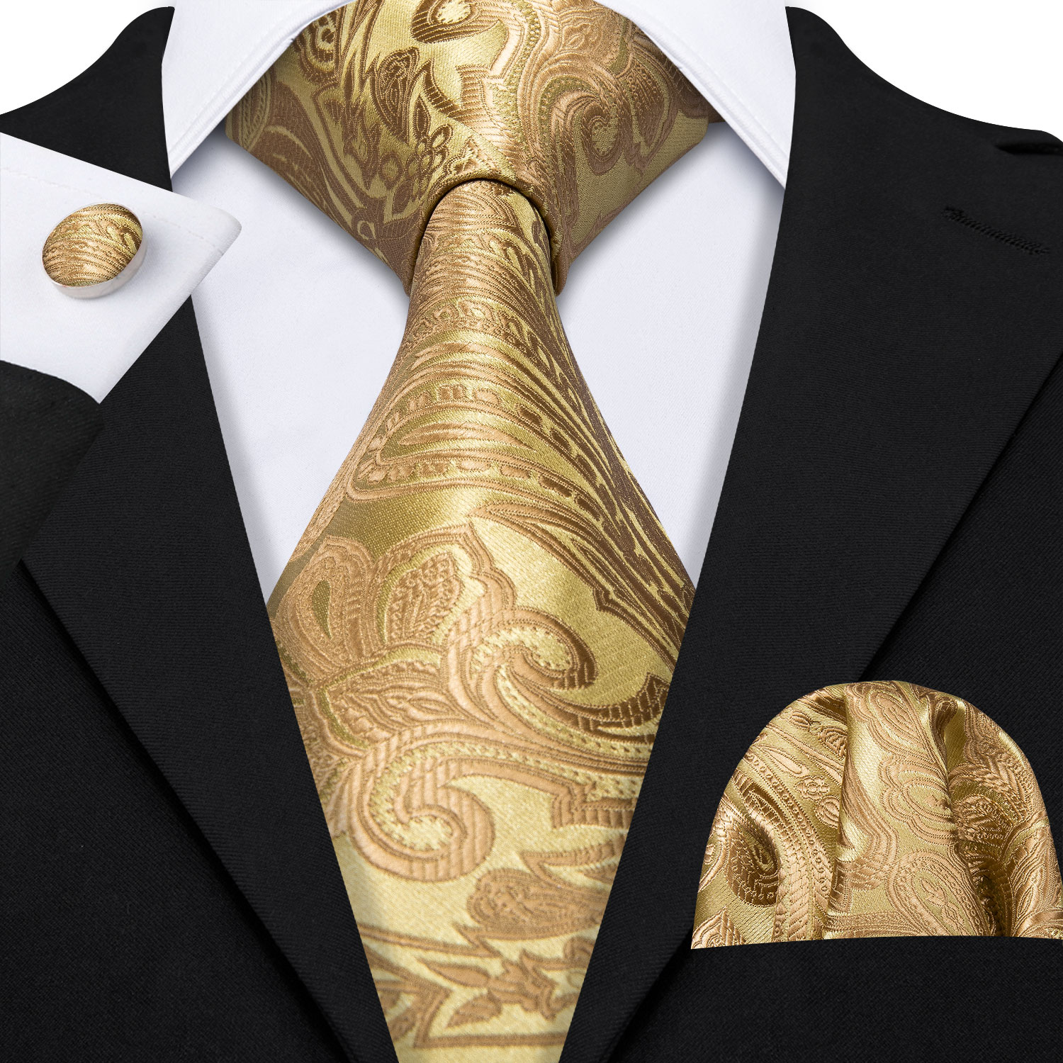 Fast Shipping Mens Ties 100% Silk Fashion Brown Yellow Paisley Floral Tie Hanky Cufflinks Sets for Mens Formal Wedding Party Groom N-5150, Black;blue
Fast Shipping Mens Ties 100% Silk Fashion Brown Yellow Paisley Floral Tie Hanky Cufflinks Sets for Mens Formal Wedding Party Groom N-5150, Black;blue