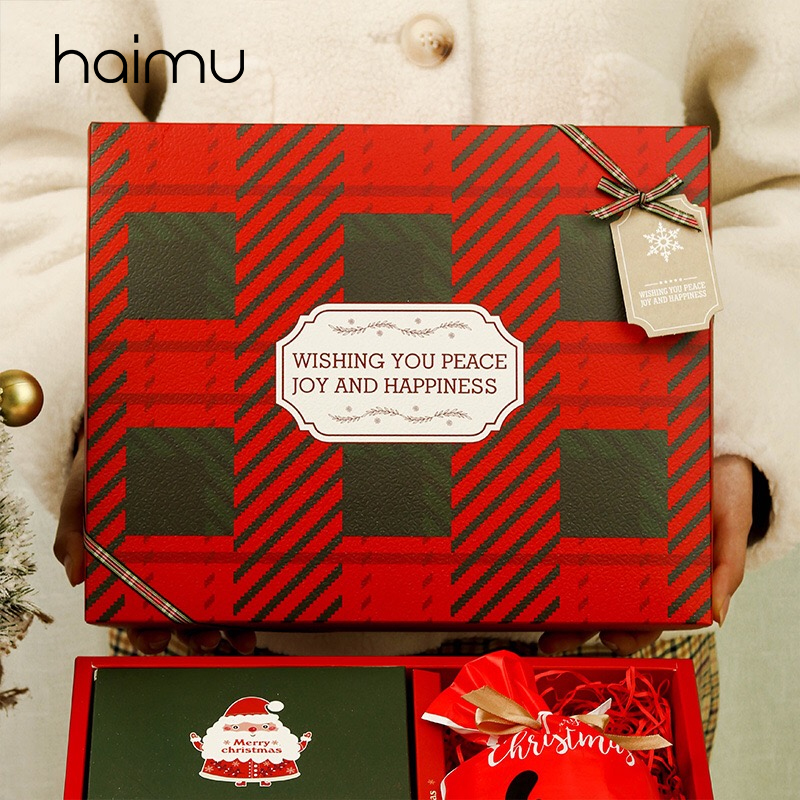 Creative Rectangle Red Box Christmas Decoration Packaging Baking Dessert Box Party Gifts Package Cookie Boxes with Tag
Creative Rectangle Red Box Christmas Decoration Packaging Baking Dessert Box Party Gifts Package Cookie Boxes with Tag