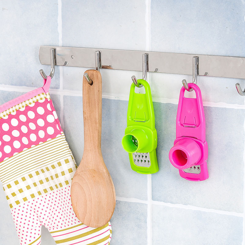 Candy Color Kitchen Accessories Plastic Ginger Garlic Grinding Tool Magic Silicone Peeler Slicer Cutter Grater Planer CT0498