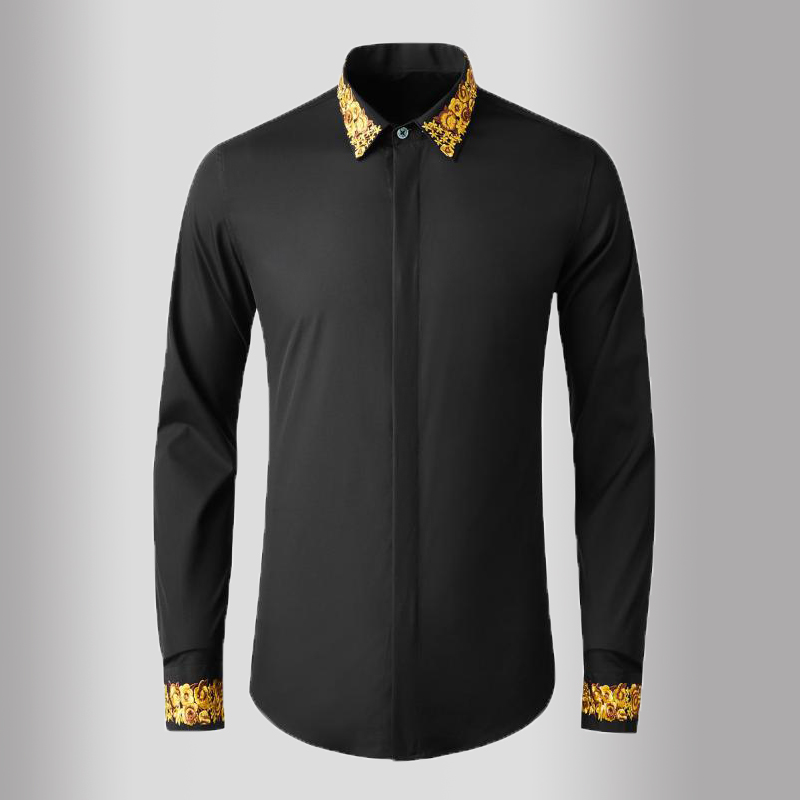 NEW Solid Color Mens Shirts Luxury Royal Flower Long Sleeve Casual Mens Dress Shirts Plus Size 4xl Slim Fit Party Male Shirts, White
NEW Solid Color Mens Shirts Luxury Royal Flower Long Sleeve Casual Mens Dress Shirts Plus Size 4xl Slim Fit Party Male Shirts, White