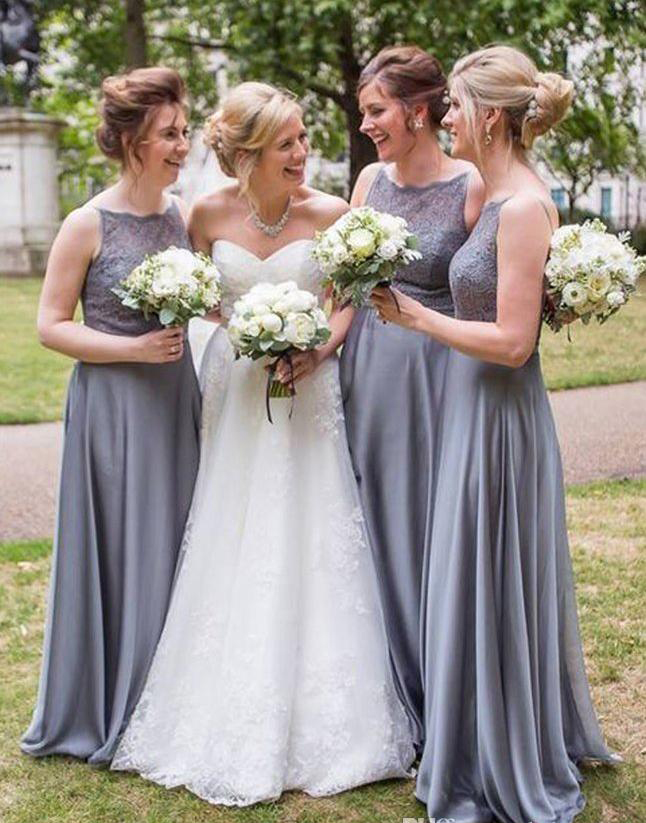 A Line Bridesmaid Dress Cheap Forest Western Summer Country Garden Formal Wedding Party Guest Maid of Honor Gown Plus Size Custom Made