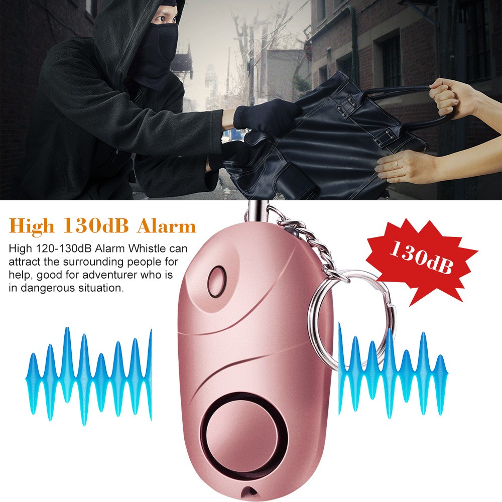 Self Defense Alarm Keychain for Women Girls Kids Security Protect Alert Personal Safety Scream Loud Emergency Alarm