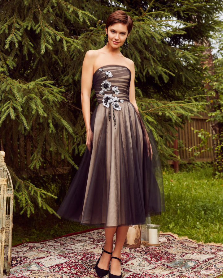 2020 Elegant A Line Prom Dresses Strapless Sleeveless Appliques Tulle Party Gowns Tea Length Evening Dress, Water melon
2020 Elegant A Line Prom Dresses Strapless Sleeveless Appliques Tulle Party Gowns Tea Length Evening Dress, Water melon