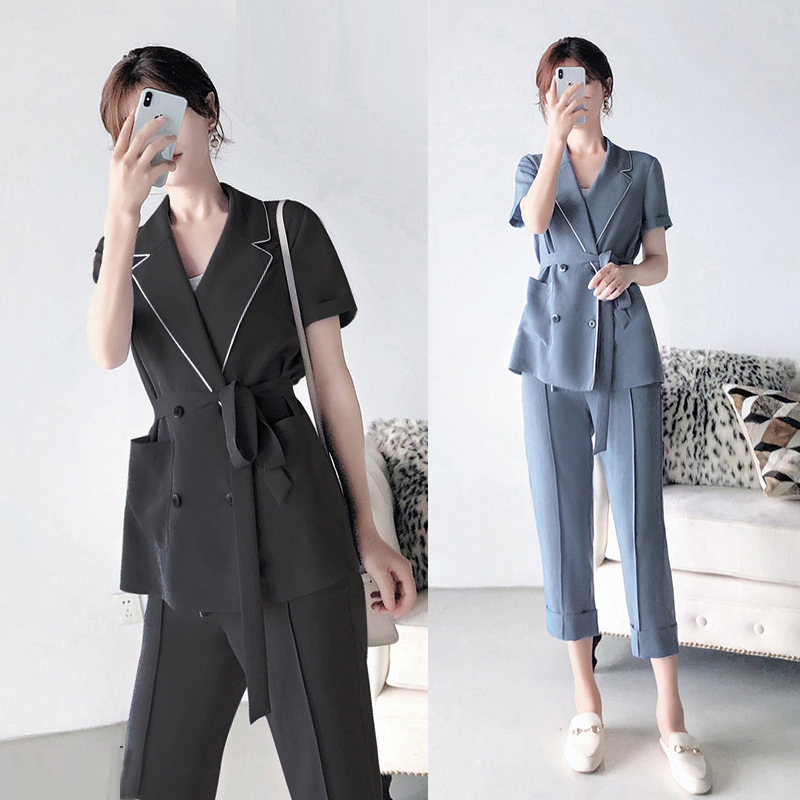 Western style big yards dress fat mm thin summer suit vest suits show thin Y1909 two-piece fat younger sister, Black
Western style big yards dress fat mm thin summer suit vest suits show thin Y1909 two-piece fat younger sister, Black