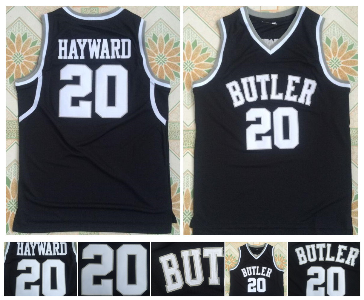 Mens Butler Bulldogs #20 Gordon Hayward College Basketball Shirts Vintage Black Gordon Hayward Stitched University Basketball Jerseys -XXL
Mens Butler Bulldogs #20 Gordon Hayward College Basketball Shirts Vintage Black Gordon Hayward Stitched University Basketball Jerseys -XXL