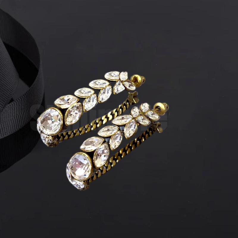 Fashion Jewelry & Accessories Earrings Angel Feather letter Ear ring Mosaic zircon For Girl's Party Gift
Fashion Jewelry & Accessories Earrings Angel Feather letter Ear ring Mosaic zircon For Girl's Party Gift