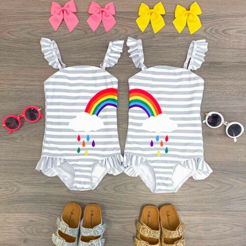 Summer Toddler Kids Baby Girls Rainbow Bikini Set Swimwear Swimsuit Bathing Suit
Summer Toddler Kids Baby Girls Rainbow Bikini Set Swimwear Swimsuit Bathing Suit