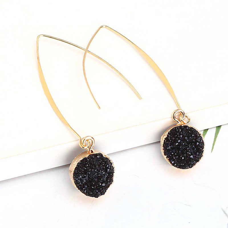Fashion Resin Stone Druzy Drusy Earrings For Women Girl Gold Plating Round Circle Dangle Jewelry Gifts Free Shipping
Fashion Resin Stone Druzy Drusy Earrings For Women Girl Gold Plating Round Circle Dangle Jewelry Gifts Free Shipping