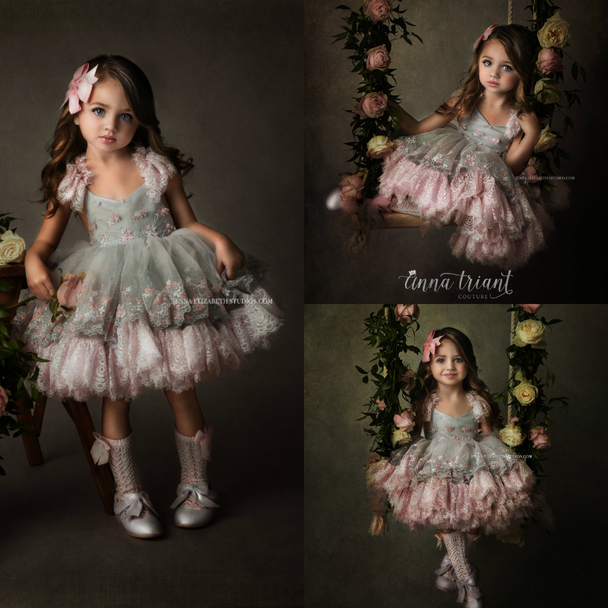 Little Girls Pageant Dresses Lace Appliqued V Neck Tiered Skirts Ball Flower Girl Dress For Wedding Gowns Birthday Wear Kids Formal Wear, Chocolate
Little Girls Pageant Dresses Lace Appliqued V Neck Tiered Skirts Ball Flower Girl Dress For Wedding Gowns Birthday Wear Kids Formal Wear, Chocolate
