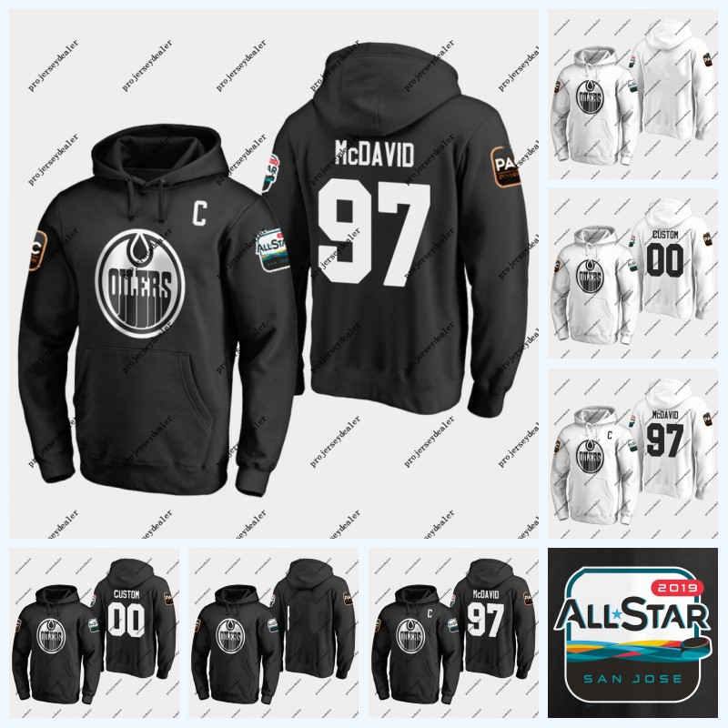 

97 McDavid Edmonton Oilers 2019 All-Star Game Hoodie Alex Chiasson Milan Lucic Cam Talbot Leon Draisaitl Zack Kassian Darnell Nurse Jersey, Black mens s-xxxl