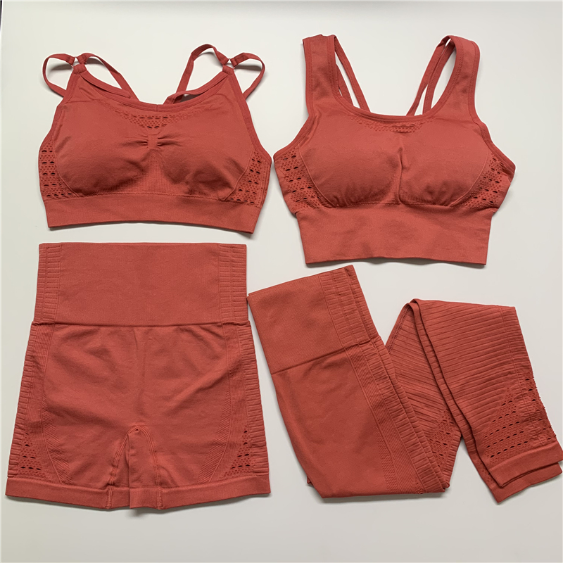 4Pcs Women Vital Seamless Yoga Set Workout Sport Wear GYM Clothing Padded Push-up Bra+High Waist Leggings Sports Suit Shorts Set, Duskypink c
4Pcs Women Vital Seamless Yoga Set Workout Sport Wear GYM Clothing Padded Push-up Bra+High Waist Leggings Sports Suit Shorts Set, Duskypink c