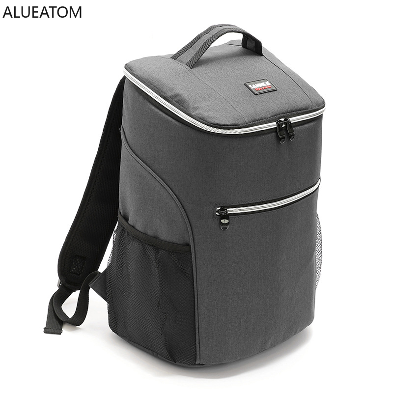 Waterproof Oxford Thickened Cooler Bags Large Capacity Ice Pack Travel Organizer Back Pack Thermal Insulated Bag Lunch Bag, Gray
Waterproof Oxford Thickened Cooler Bags Large Capacity Ice Pack Travel Organizer Back Pack Thermal Insulated Bag Lunch Bag, Gray