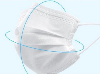 White Disposable Masks Non Woven Anti-dust 3 Layers Breathable Facial Protective Cover Masks Earloops Face Mouth Household Protective Pr