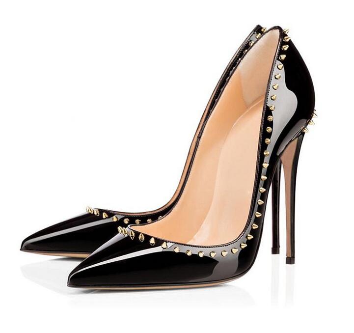 2020 hot Fashion Rivets Fish Mouth Luxury Designer Red Spikes Pointed Bottom Bottoms High Heel Women Dress Shoes size 35-42, Black
2020 hot Fashion Rivets Fish Mouth Luxury Designer Red Spikes Pointed Bottom Bottoms High Heel Women Dress Shoes size 35-42, Black