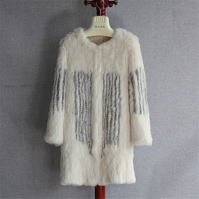 Max 2018 New Women's Real Fur Long Coats High Quality Knitted Outerwear Winter Warm Fashion Style Female Party fu, White 
Max 2018 New Women's Real Fur Long Coats High Quality Knitted Outerwear Winter Warm Fashion Style Female Party fu, White