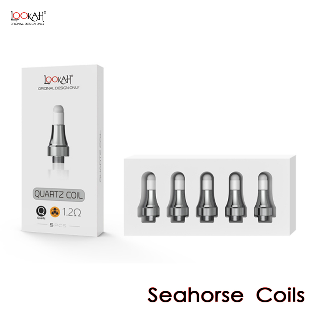 Lookah Seahorse Quartz Replacement Coils 5PCS/PACK For LOOKAH Seahorse PREHEAT VV 2 IN 1 DIP & DAB VAPORIZER Device 100% Authentic
Lookah Seahorse Quartz Replacement Coils 5PCS/PACK For LOOKAH Seahorse PREHEAT VV 2 IN 1 DIP & DAB VAPORIZER Device 100% Authentic