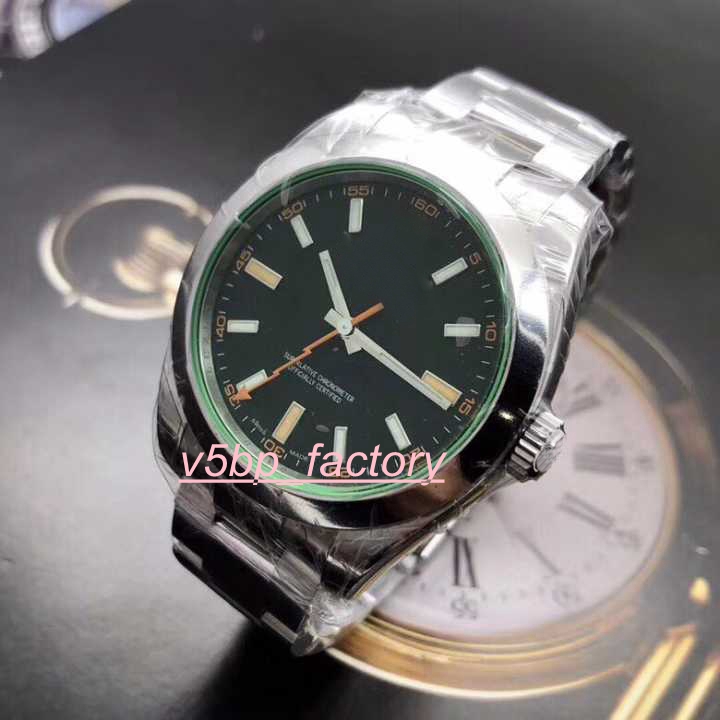 Top Quality ETA 2813 Movement 40mm Black Dial 116400 116400GV-72400 automatici orologi zaffiri Stainless Steel Mens Watch Watches
Top Quality ETA 2813 Movement 40mm Black Dial 116400 116400GV-72400 automatici orologi zaffiri Stainless Steel Mens Watch Watches