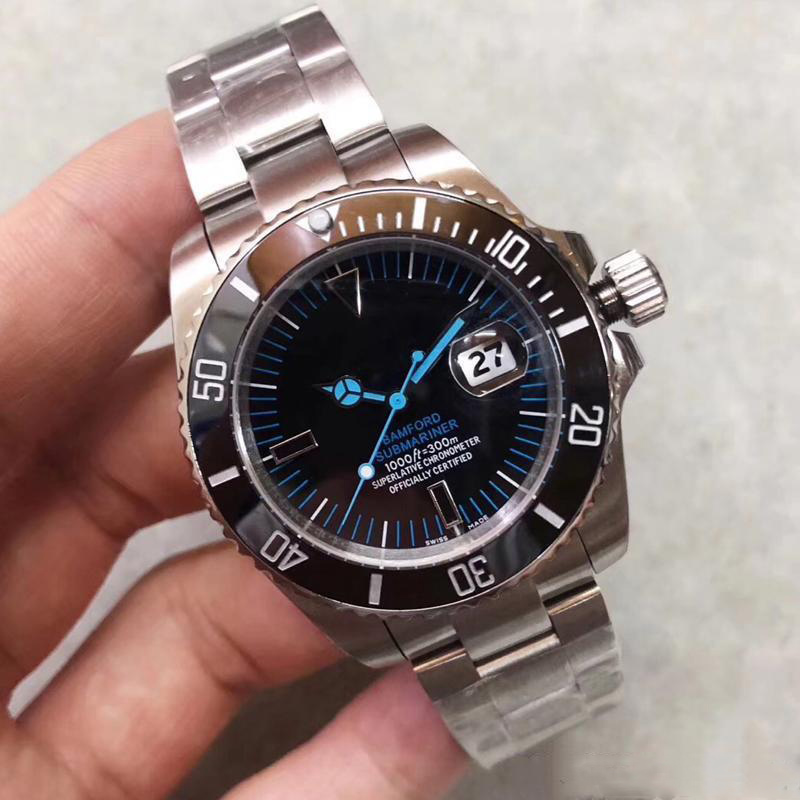 2020 Hot sale Mens Watch Ceramic Bezel Sapphire Folding buckle Glass Automatic Asian 2813 Stainless Steel Clasp male watch free shipping, Box
2020 Hot sale Mens Watch Ceramic Bezel Sapphire Folding buckle Glass Automatic Asian 2813 Stainless Steel Clasp male watch free shipping, Box