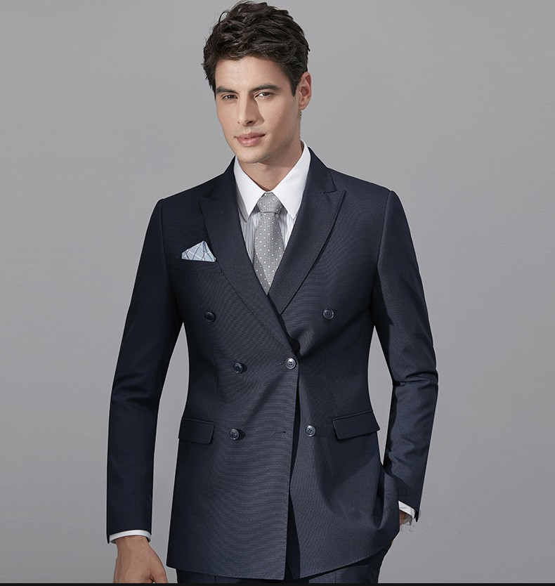 Cool Double-Breaste Groomsmen Peak Lapel Groom Tuxedos Mens Wedding Dress Man Jacket Blazer Prom Dinner 2 Piece Suit(Jacket+Pants+Tie) A107, Same as image
Cool Double-Breaste Groomsmen Peak Lapel Groom Tuxedos Mens Wedding Dress Man Jacket Blazer Prom Dinner 2 Piece Suit(Jacket+Pants+Tie) A107, Same as image
