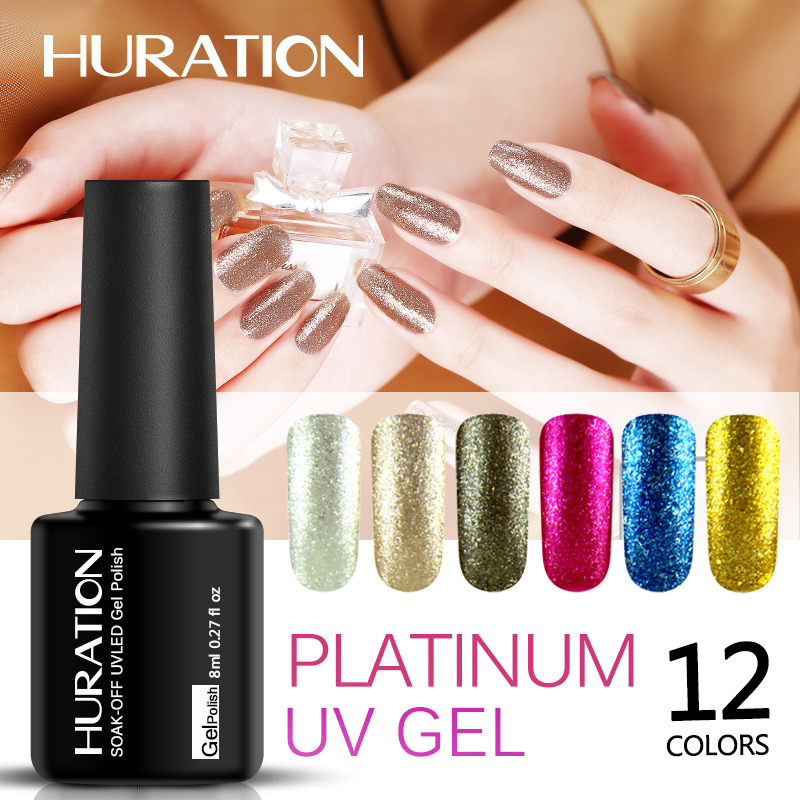 Huration Soak Off UV Gel Polish Platinum Lucky Glitter Platinum 12 Color Nail Art Semi Permanent Gel Varnish Acrylic Nail Polish, Fs001
Huration Soak Off UV Gel Polish Platinum Lucky Glitter Platinum 12 Color Nail Art Semi Permanent Gel Varnish Acrylic Nail Polish, Fs001