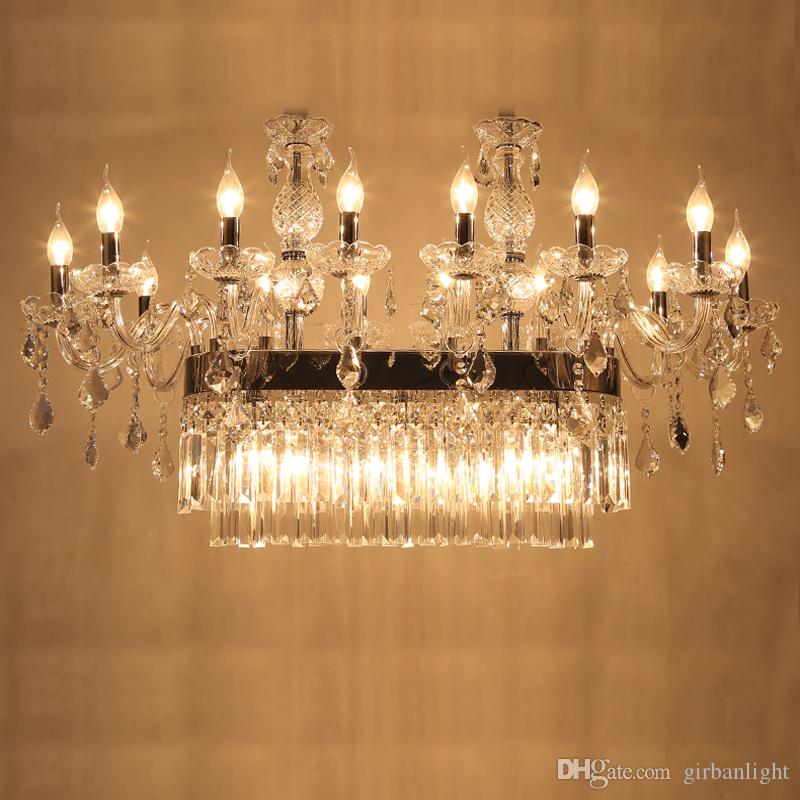Top Quality K9 Crystal Elegant Chandelier Dining Room Hotel Decor Lustre Glass Material Luxury European Style Chandelier
Top Quality K9 Crystal Elegant Chandelier Dining Room Hotel Decor Lustre Glass Material Luxury European Style Chandelier