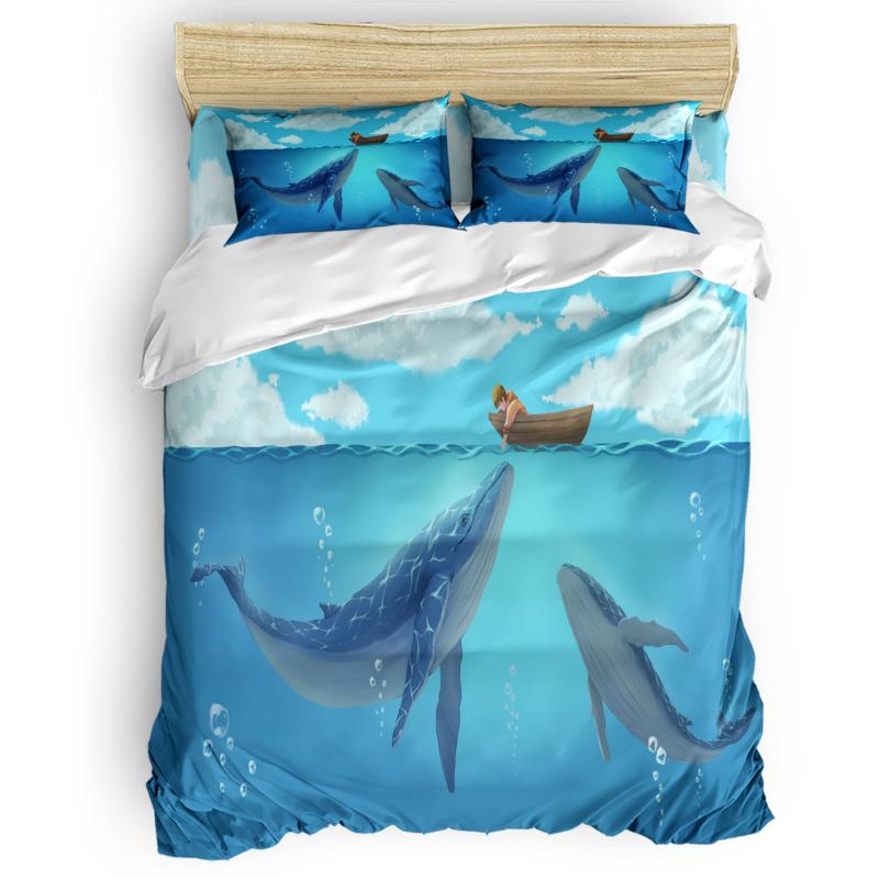 Home Duvet Cover Whale Boat Bedding Set Animals Pattern Bedspreads Comforters 4 Pcs Luxury Comforter Bedding Sets, Stw00125
Home Duvet Cover Whale Boat Bedding Set Animals Pattern Bedspreads Comforters 4 Pcs Luxury Comforter Bedding Sets, Stw00125
