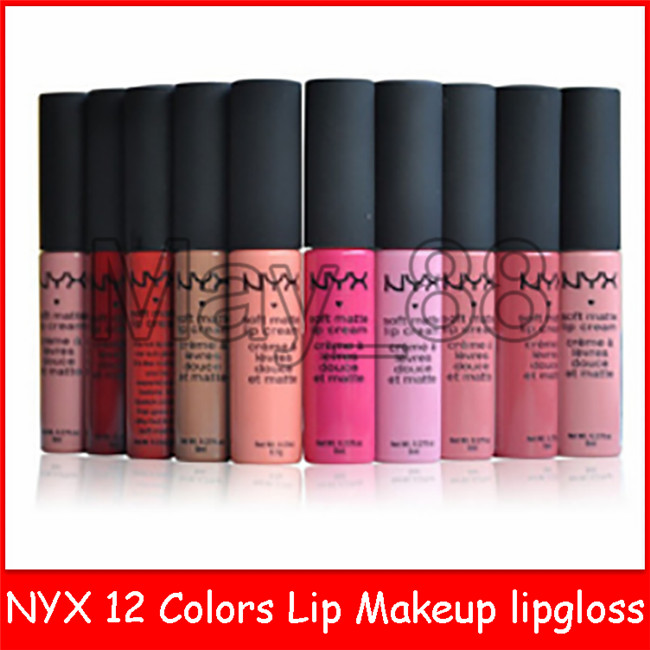 2020 Hot NYX Soft Matte Lip Cream LipGloss Lipstick Vintage Lip Makeup Cosmetics Long Lasting NYX Lip Gloss 10g 12 colors
2020 Hot NYX Soft Matte Lip Cream LipGloss Lipstick Vintage Lip Makeup Cosmetics Long Lasting NYX Lip Gloss 10g 12 colors