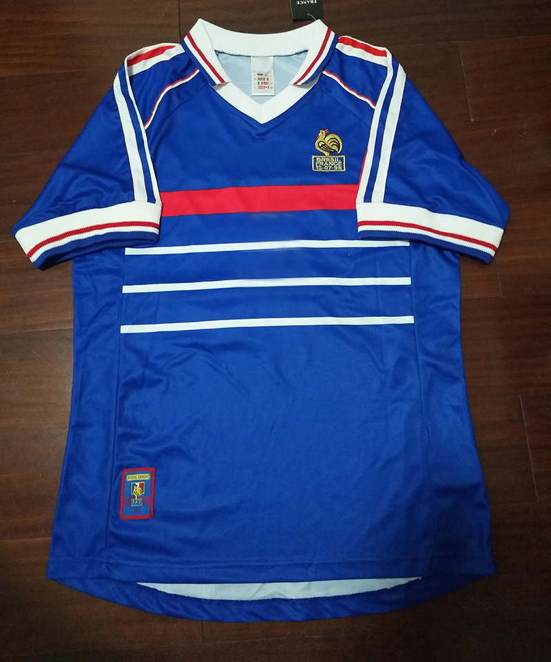 98 Retro Soccer Jerseys Zidane Trezeguet Maillot Djorkaeff Henry Deschamps 1998 Classic Shirts Vintage Kits football Shirt Maillot, 98 fr-home
98 Retro Soccer Jerseys Zidane Trezeguet Maillot Djorkaeff Henry Deschamps 1998 Classic Shirts Vintage Kits football Shirt Maillot, 98 fr-home