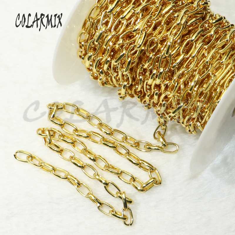 5 meters link chain accessories big chain necklace mix color necklace ccessories for jewelry making 50767, Silver
5 meters link chain accessories big chain necklace mix color necklace ccessories for jewelry making 50767, Silver