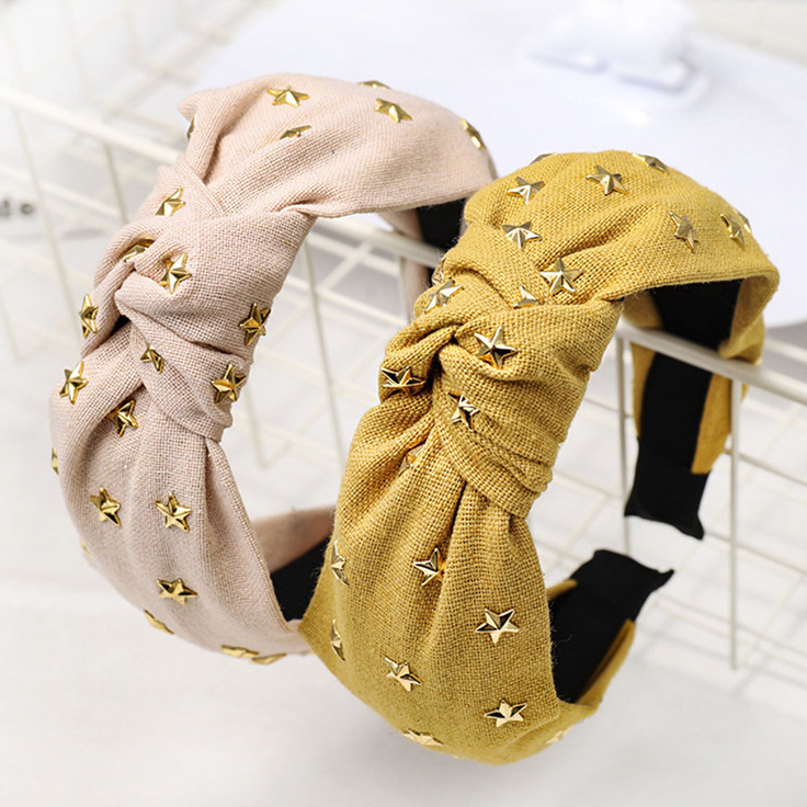 MisheC585 New fashion women beaded headband star hair band Headwear Lady brim Hair accessories
MisheC585 New fashion women beaded headband star hair band Headwear Lady brim Hair accessories