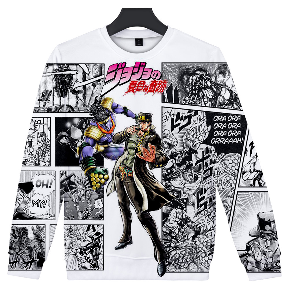 JoJo Bizarre Adventure Hoodie Japanese Anime Men/women Funny Sweatshirt Harajuku Cartoon Hip Hop Vintage Clothes Male Hooded, Black
JoJo Bizarre Adventure Hoodie Japanese Anime Men/women Funny Sweatshirt Harajuku Cartoon Hip Hop Vintage Clothes Male Hooded, Black