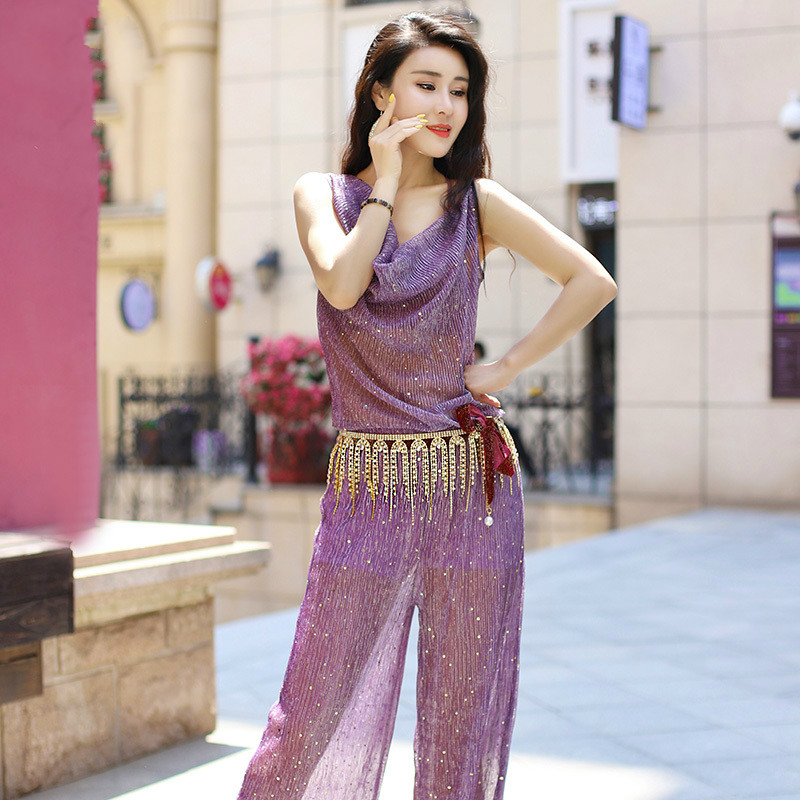 sexy adult egyptian bellydance belly dance set jumpsuits top pants professional woman performance practice wear clothes suit, Waist chain-y091-99 
sexy adult egyptian bellydance belly dance set jumpsuits top pants professional woman performance practice wear clothes suit, Waist chain-y091-99