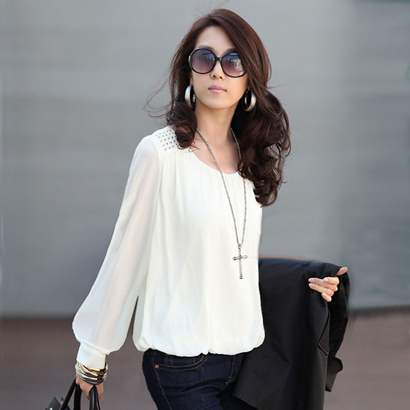 Vetement Femme Women Blouses Chiffon Blouse blusas y camisas mujer white Shirt Women Clothes chemise femme camisas femininas, Black
Vetement Femme Women Blouses Chiffon Blouse blusas y camisas mujer white Shirt Women Clothes chemise femme camisas femininas, Black