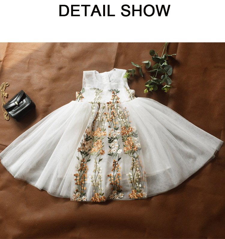 Children Designer Lace Dress Girls Brand Princess Dresses Girls Fashion Embroidered Dress Kids Luxury Summer Skirts 2020 New, White
Children Designer Lace Dress Girls Brand Princess Dresses Girls Fashion Embroidered Dress Kids Luxury Summer Skirts 2020 New, White