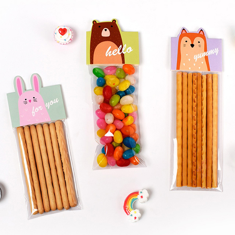 20pcs Finger Cookies Plastic Bag Bear Squirrel Design Chocolate Biscuit Packing Bag Long Transparent OPP Baking Bags
20pcs Finger Cookies Plastic Bag Bear Squirrel Design Chocolate Biscuit Packing Bag Long Transparent OPP Baking Bags