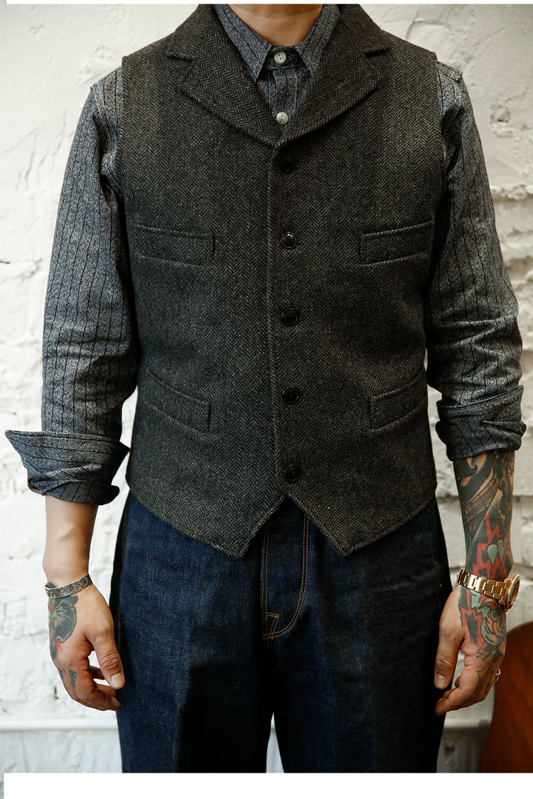 2020 Fashion Dark Brown Groom Vests Attire Men's Suit Vests Custom Made For Wedding Party Men's Dress Blue Waistcoat B03