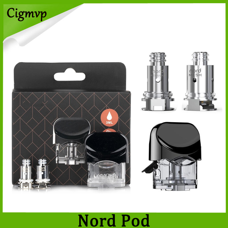 NORD Pods Cartridges 3ml with 1.4ohm Regular & 0.6ohm Mesh Coils Replacement Cartridges for NORD Kit
NORD Pods Cartridges 3ml with 1.4ohm Regular & 0.6ohm Mesh Coils Replacement Cartridges for NORD Kit
