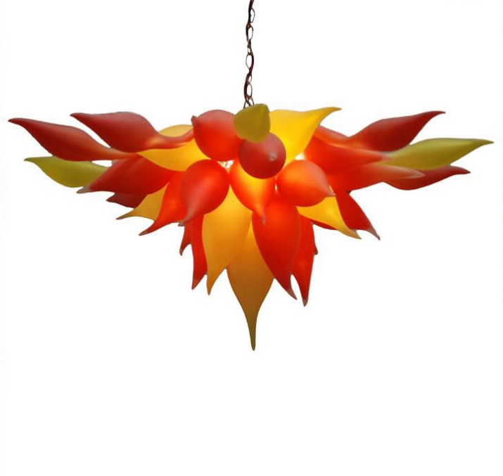 Red and yellow hand blown Lamp chandeliers lighting living room bedroom decoration furniture modern led chandelier
Red and yellow hand blown Lamp chandeliers lighting living room bedroom decoration furniture modern led chandelier