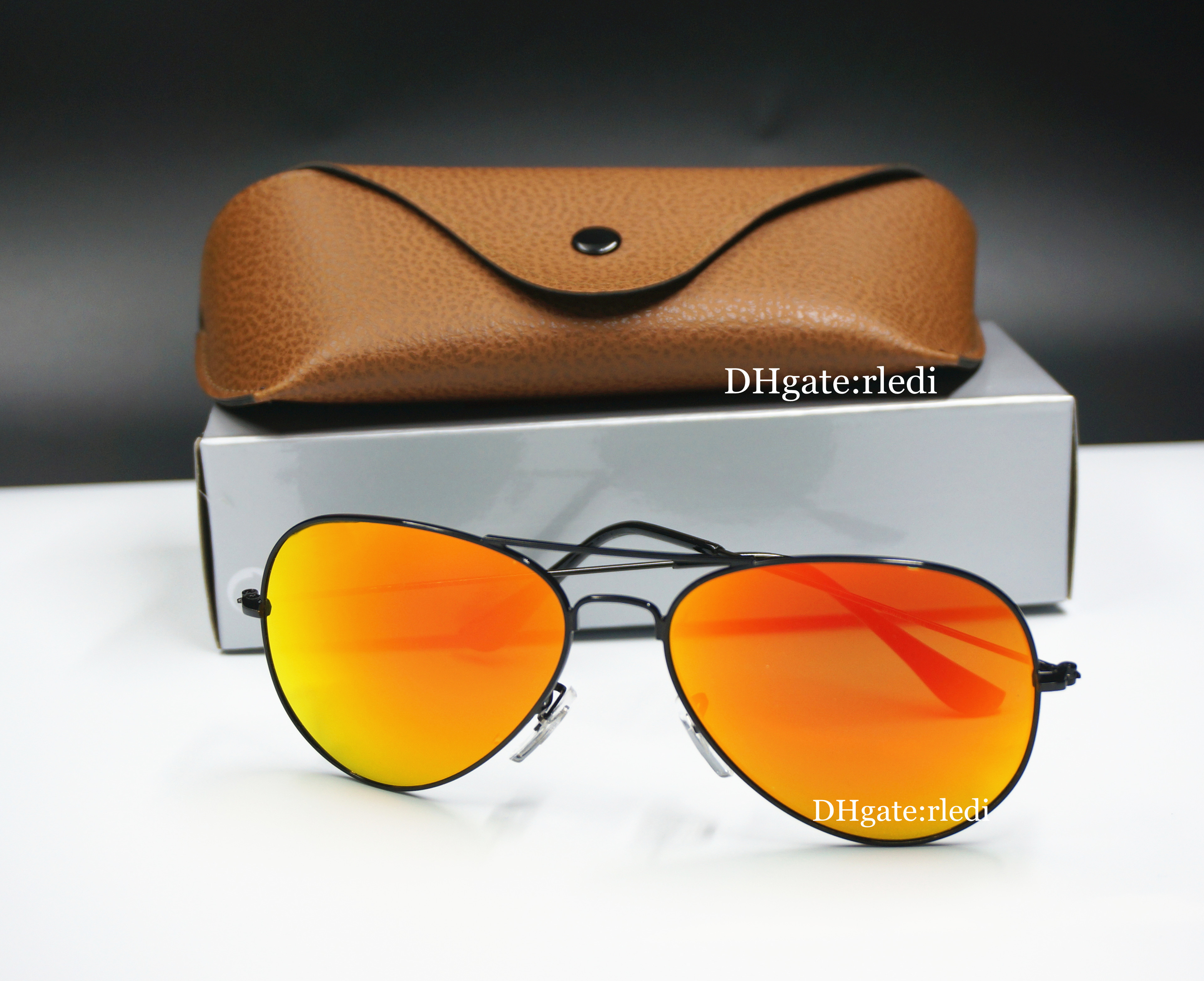 TOP Quality Glass Lens Metal Hinge Fashion Men Women Plank Frame Sunglasses UV400 58MM 62MM Pilot Mirror Designer Brown Case Box, White;black
TOP Quality Glass Lens Metal Hinge Fashion Men Women Plank Frame Sunglasses UV400 58MM 62MM Pilot Mirror Designer Brown Case Box, White;black