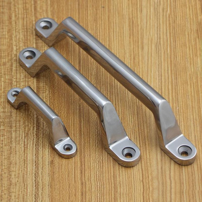 solid Stainless steel bow door handle industrial cabinet heavy equipment knob chassis case pull toolbox hardware
